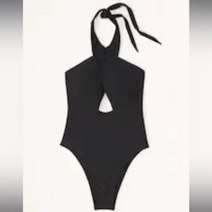 Abercrombie Crisscross one piece swimsuit